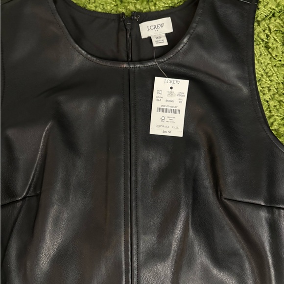 Faux leather shell J Crew - Picture 3 of 3